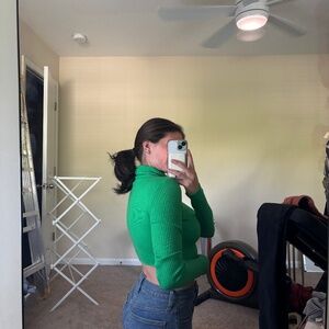 Irish Turtleneck Green